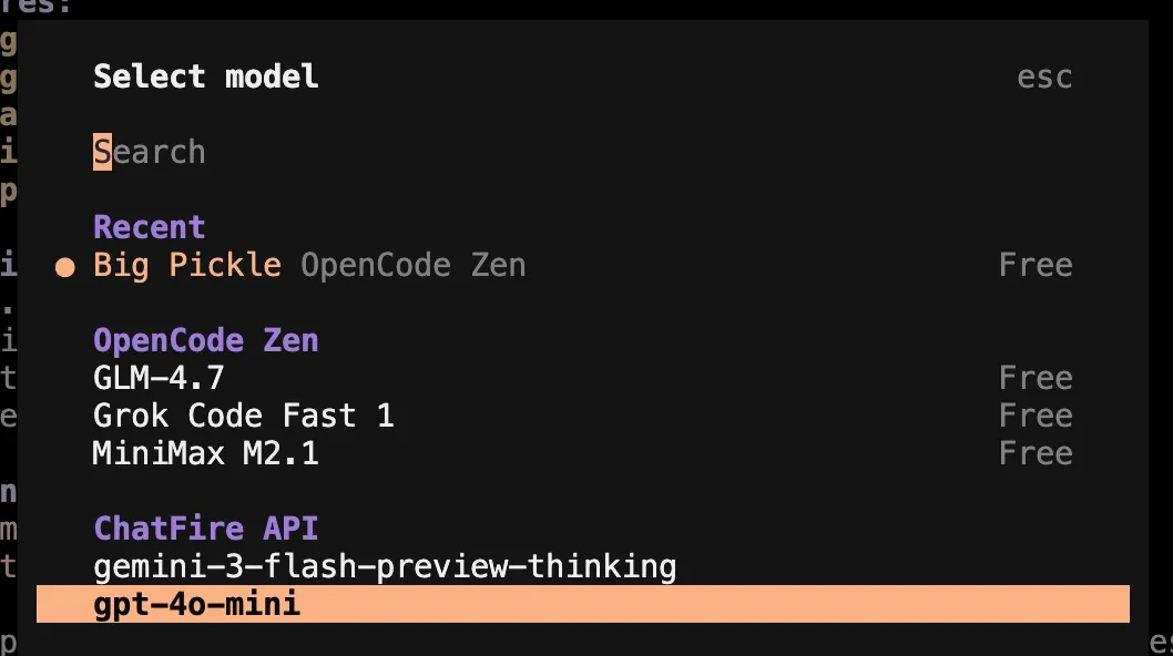 Using a custom model in the CLI