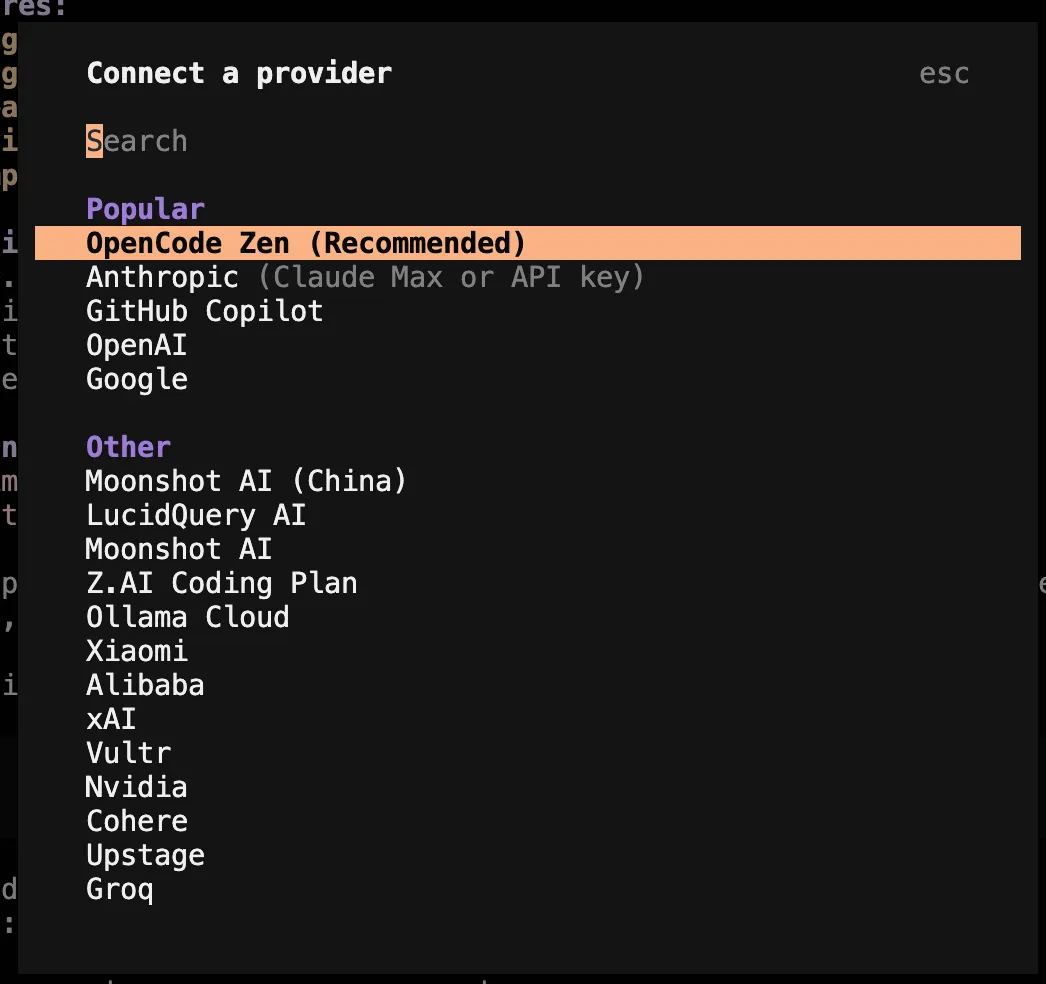 The new chatfire provider appears in the IDE model picker