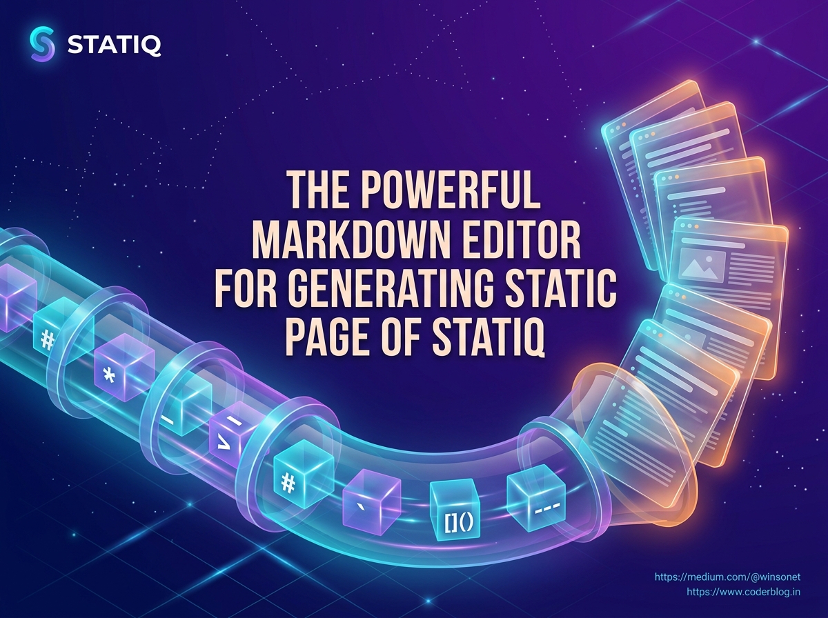The powerful markdown editor for generating static page of Statiq