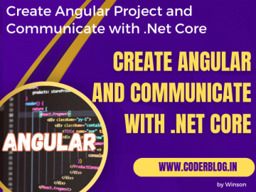 Create Angular Project and Communicate with .Net Core