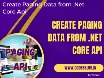 Create Paging Data from .Net Core Api