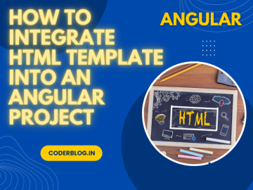 How to integrate HTML template into an Angular project