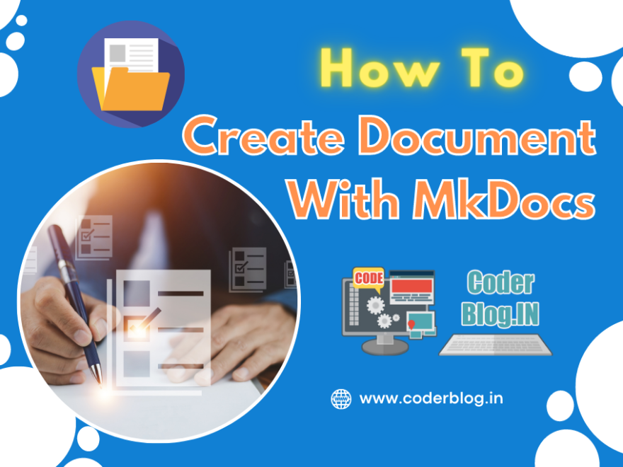 How to create document with MkDocs